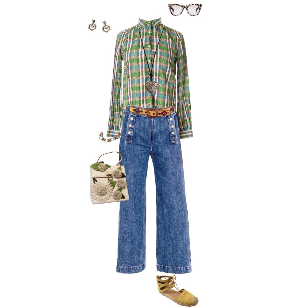 J.Crew Point Sur Dramatic Sailor Jean sz. 28